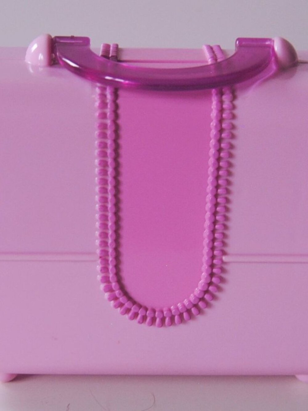Vintage Fashion Polly Pocket "Super Stylin' Pink Bedroom Fashion Purse - Picture 7 of 8